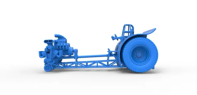 Diecast Pulling tractor with 3 engines V8 Version 6 Scale 1:25 — Фото 17 из 30