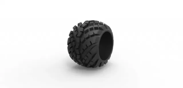 Diecast offroad arched tire Scale 1 to 10 — Фото 2 из 7