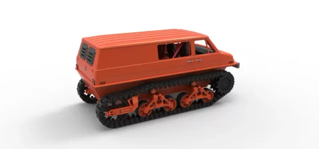 Vintage Monster tank Version 3 Scale 1:25 — Image 16 of 31