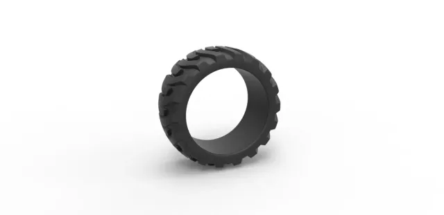 Diecast Demolition derby rear tire Scale 1:25 — Фото 9 из 9