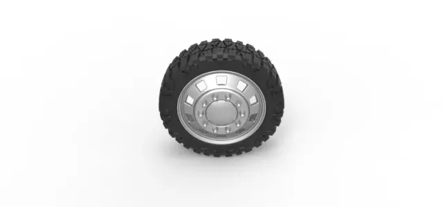 Diecast 10 Square Hole front semi wheel for pickup Scale 1:25 — Фото 6 из 12