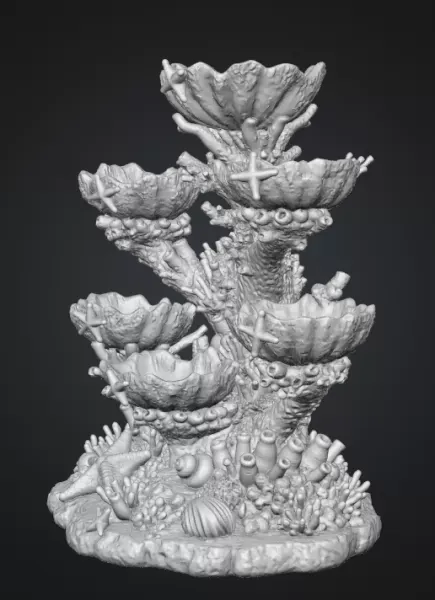 Colorful Coral Reef Tree Organizer STL File for 3D Print — Фото 14 из 17