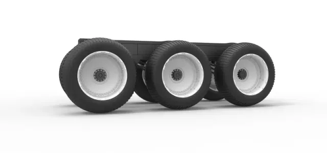 Diecast Chassis of 6x6 Monster Truck Version 3 Scale 1:25 — Фото 2 из 25
