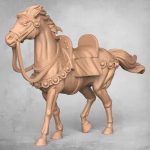 Medieval Warrior Horse