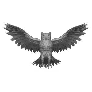 Wild Owl Bird 3D Print Model
