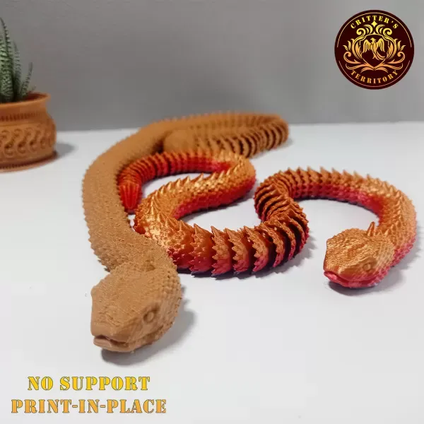 Articulated Spiky Viper Snake — Фото 2 из 5