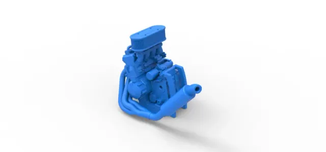 Engine of 600 Micro sprint car Scale 1:25 — Image 8 of 21