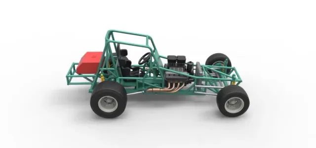 Vintage Northeast Dirt Modified stock car Base Scale 1:25 — Image 23 of 31
