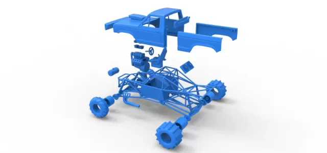 Mud dragster Version 2 Scale 1:25 — Фото 20 из 20