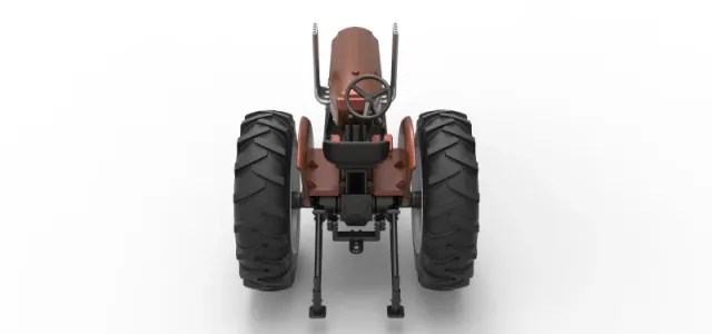 Vintage Small block Pulling tractor Version 4 Scale 1:25 — Фото 16 из 30