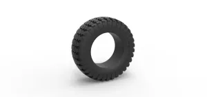 Diecast offroad tire 77 Scale 1:25