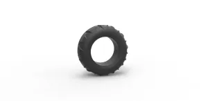 Diecast dune buggy front tire 7 Scale 1:25