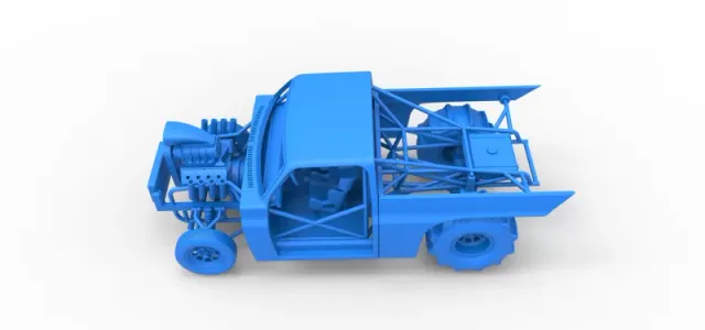 Diecast Dirt Dragster truck Scale 1:25 — Фото 19 из 31