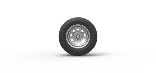 Wheel of Vintage Dirt race car V3 Scale 1:25 — Image 5 of 12