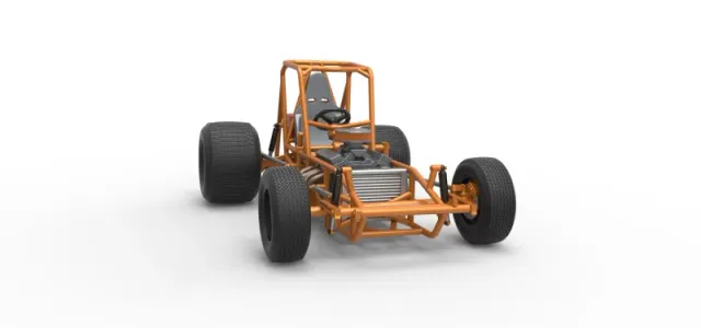 Vintage Sprint car Base Version 2 Scale 1:25 — Фото 26 из 30