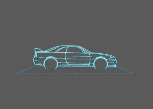 Nissan - R33 GTR Wall Art