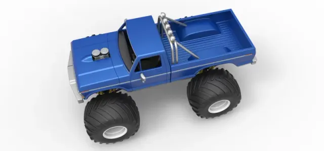 Diecast vintage Monster Truck Scale 1:25 — Фото 2 из 25