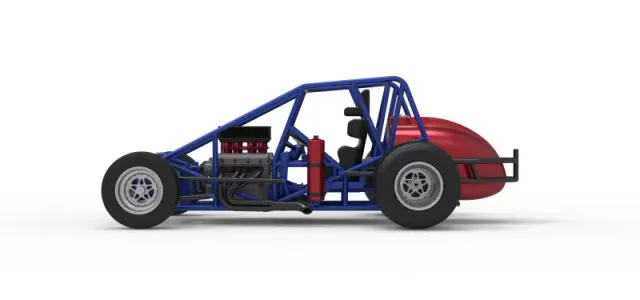 Dirt Silver Crown Car Base Scale 1:25 — Фото 9 из 30