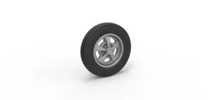 Front wheel of Small block Pulling tractor Scale 1:25