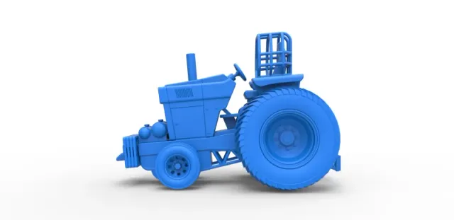 Fun short Pro Stock Pulling Tractor Version 1 Scale 1:25 — Фото 17 из 31