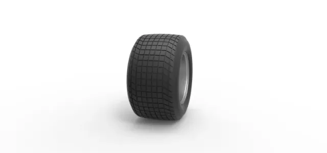 Wheel of Vintage Dirt race car V3 Scale 1:25 — Image 3 of 12