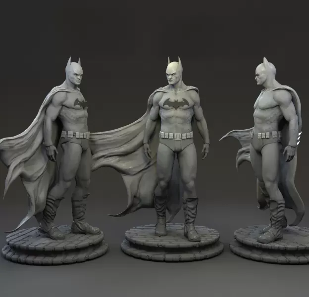 Batman Figurine File STL 3D Model DC — Image 5 of 6