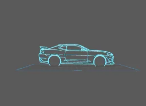 Chevrolet - Camaro ZL1 Wall Art