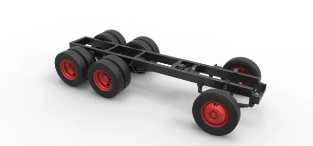 Chassis of Vintage GATR Racing Semi truck Scale 1:25 — Фото 17 из 23