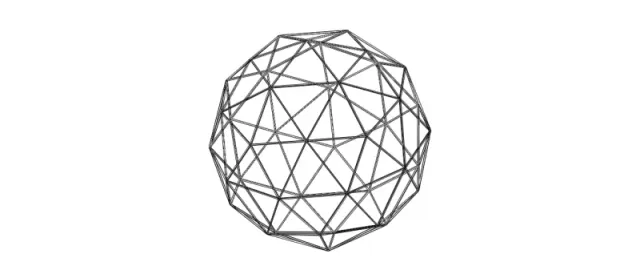 Wireframe Shape Geodesic Polyhedron Sphere — Фото 5 из 8