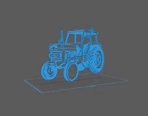 Tractor - Massey Fergusson 188 Wall Art