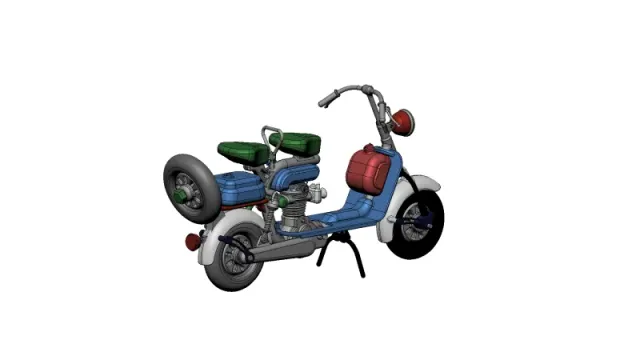 Lambretta motorcycle from the 1960s model — Фото 3 из 11