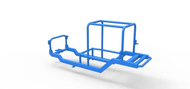 Frame of Vintage Supermodified stock car Scale 1:25 — Фото 9 из 12