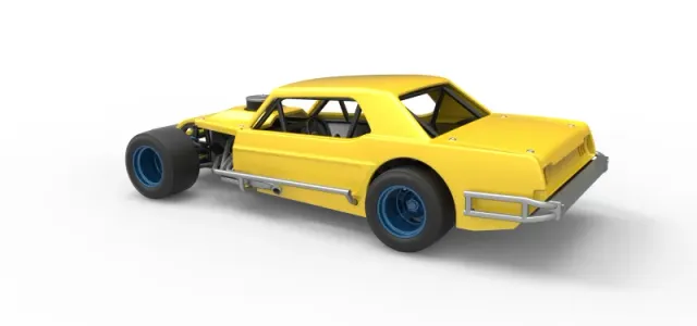 Vintage Asphalt Modified stock car V8 Scale 1:25 — Фото 12 из 30