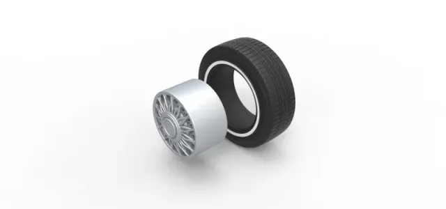 Diecast wire wheel 4 Scale 1 to 10 — Фото 6 из 6