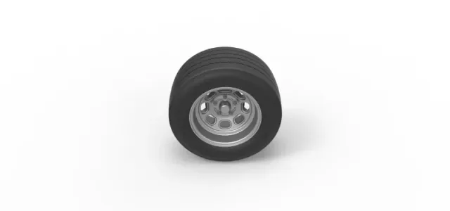 Wheel from Asphalt Modified stock car Version 5 Scale 1:25 — Фото 6 из 11