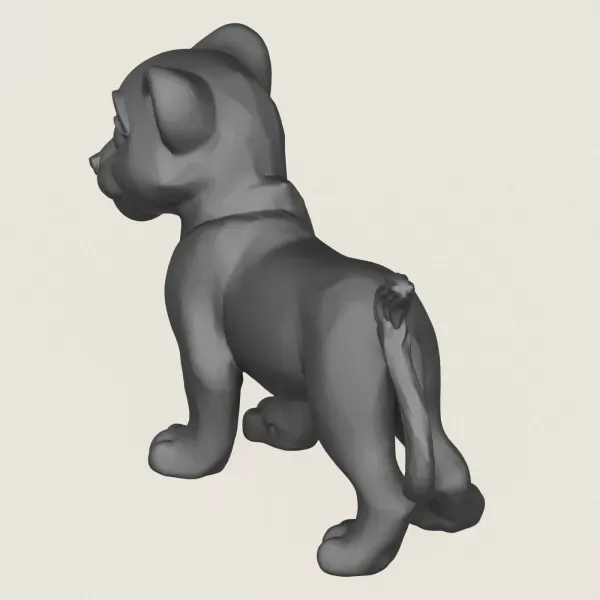 Lion Cub Print Ready 3D Model — Фото 5 из 5