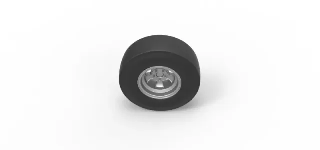 Rear wheel of vintage dragster Scale 1:25 — Фото 6 из 12