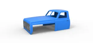 Cab of Big Rig Racing Semi truck Scale 1:25