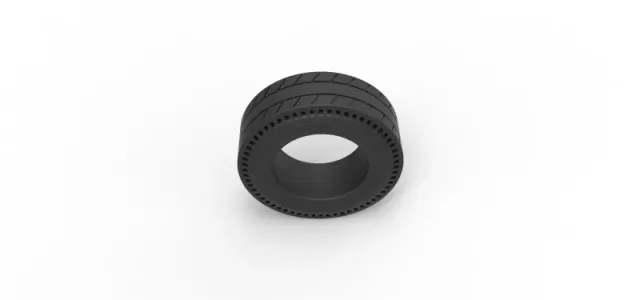 Diecast rear tire of vintage dragster Version 5 Scale 1:25 — Фото 6 из 7