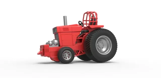 Fun short Pro Stock Pulling Tractor Version 1 Scale 1:25 — Фото 2 из 31