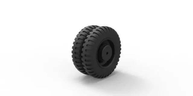 Diecast Double wheel from old truck — Фото 4 из 6