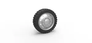 Diecast 10 Hole front semi wheel for pickup Scale 1:25