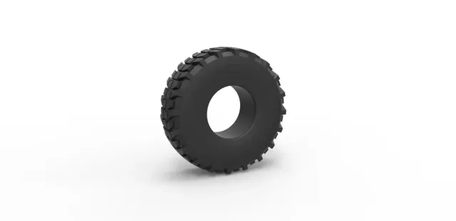 Diecast military truck tire 5 Scale 1 to 25 — Image 9 of 9