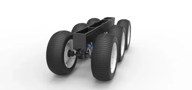 Diecast Chassis of 6x6 Monster Truck Version 3 Scale 1:25 — Фото 5 из 25