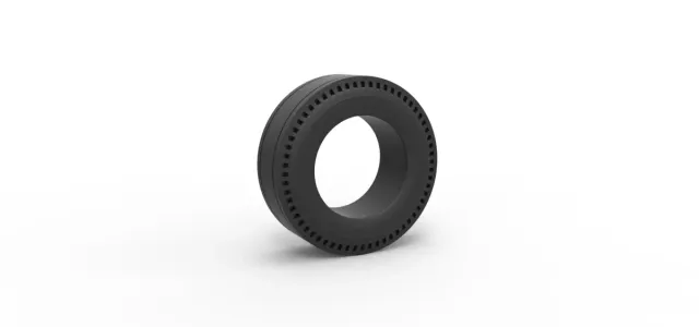 Diecast rear tire of vintage dragster Version 3 Scale 1:25 — Фото 8 из 8