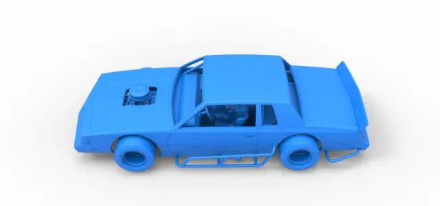Diecast vintage Asphalt Modified stock car Scale 1:25 — Фото 19 из 31