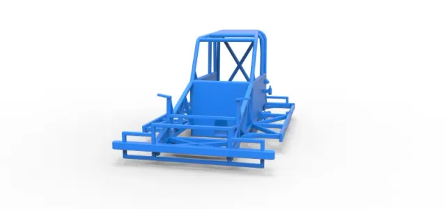 Frame of New Zealand Ministock car Version 2 Scale 1:25 — Фото 4 из 15