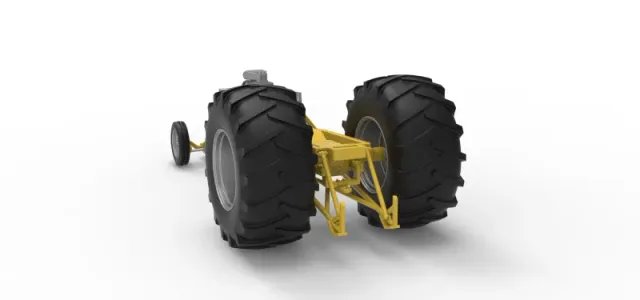 Vintage Pulling tractor Base Version 2 Scale 1:25 — Фото 14 из 24