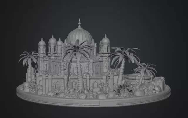 Azure Oasis Palace STL File for 3D Print — Фото 15 из 17