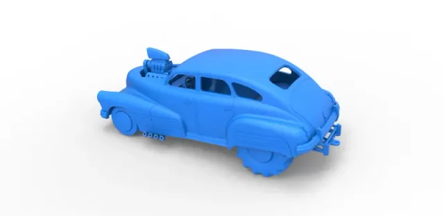 Diecast old school pulling truck 2wd with Car shell Scale 1:25 — Фото 20 из 31